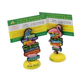 ที่ใส่คลิปบันทึก PVC อ่อนรูปสัตว์ 3D